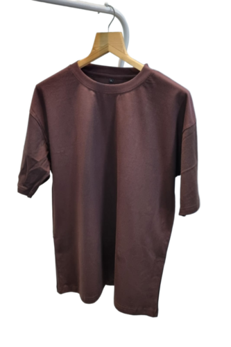 Bio Washed 220 Gsm Cotton Oversized T-Shirt - Age Group: Adults