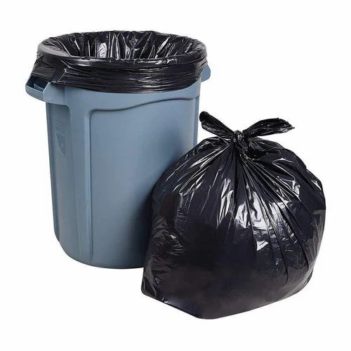 Black Disposable Garbage Bag - Load Capacity: 10-30 Long Ton