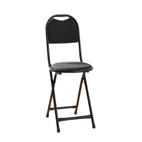 Black Folding Round Chair