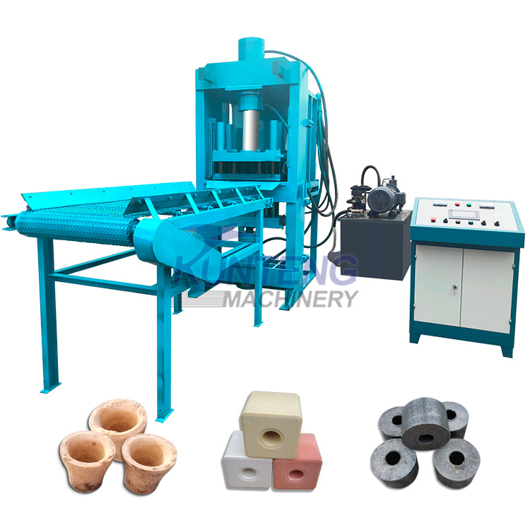 Customizable Fruit Wood Carbon Powder Nut Shell Carbon Powder Metallurgical Powder Charcoal Hydraulic Briquetting Machine - Briquette Size: Customized