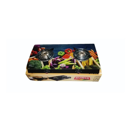 Digital Print Glass Top Gas Stove