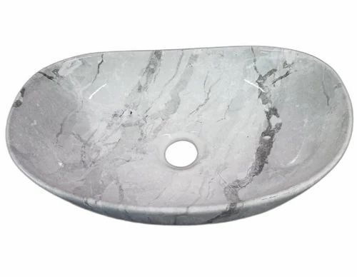 Printed Oval Wash Basin