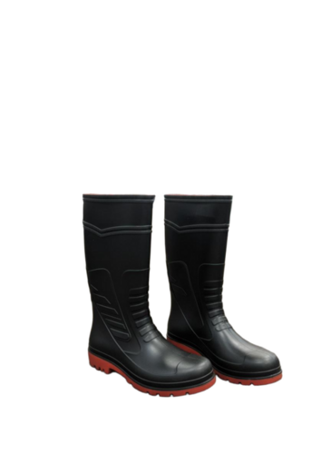 Steptow Steel Toe Gumboots - Color: Black