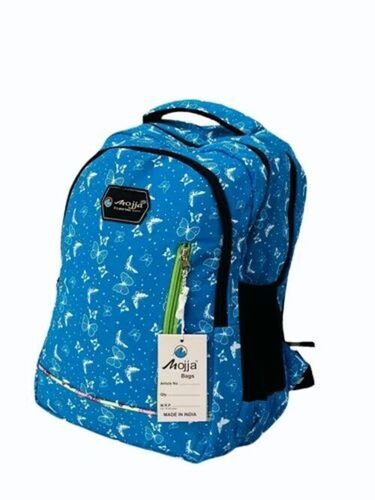 Blue Printed School Bag