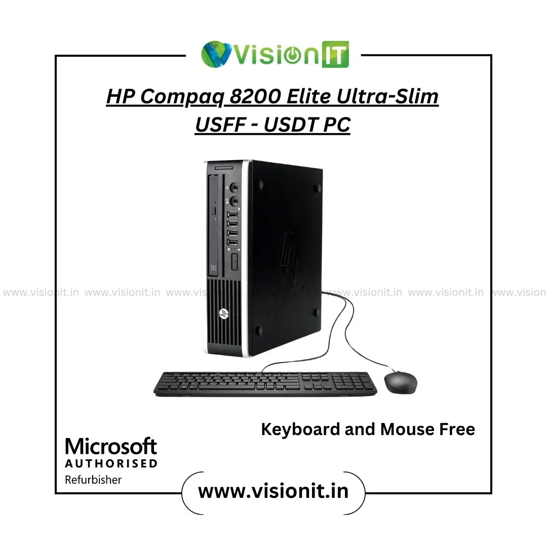 HP Compaq 8200 Elite Ultra-Slim USFF/USDT PC i5 2nd Gen 8GB RAM 512GB SSD Good Condition