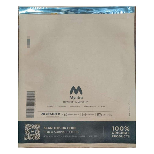 Myntra Paper Courier Bag - Coating Type: Pe Coated / Water-Resistant Coating