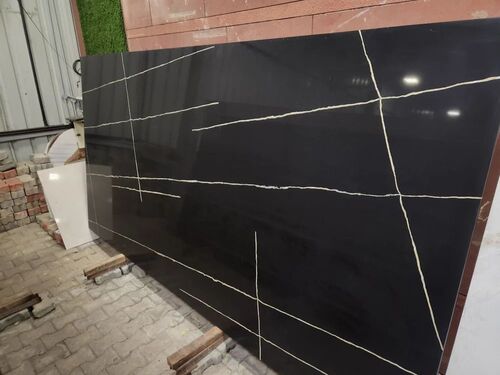 Black Quartz Stone Slab