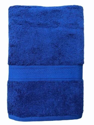 Blue Color Plain Cotton Towel