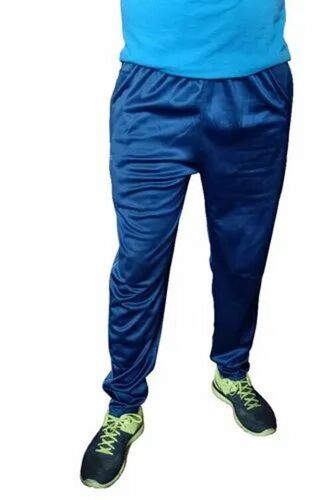 Mens Blue Color Track Pant