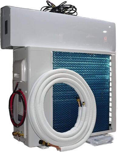 24V Dc Battery Powered Mini Split Air Conditioner Heat Pump (1/2-Ton (6,000 Btu/H) - 24V) - Color: White