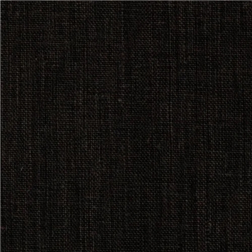 25 Lea Black Linen Fabric 