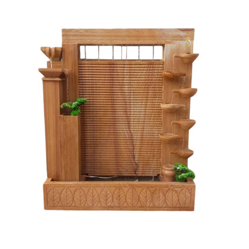 5 Feet Sandstone Wall Fountain