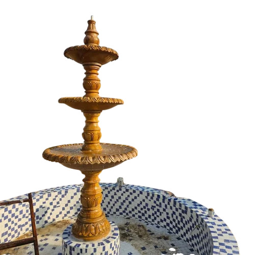 6 Feet Decorative Sandstone Water Fountain