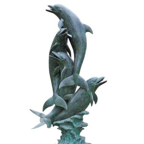 Dolphin Fountain Sculpture
