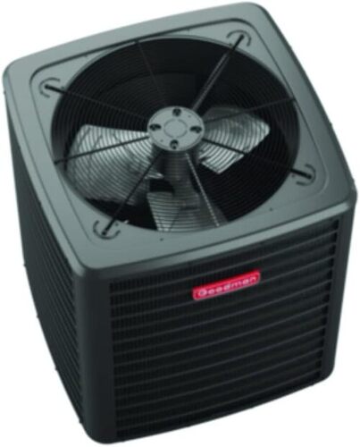 Goodman 1.5 Ton 15.2 Seer2 Heat Pump Condenser - Free Thermostat Included - Color: Black