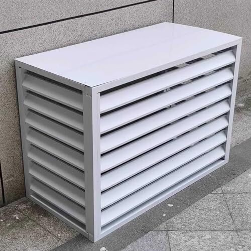 Mini Split Ac Cover For Outdoor Unit - Weatherproof Mini Split Condenser Cover Kit, Gray, 1.5 Ton - Durable Protection For Air Conditioner Units - Material: Iron