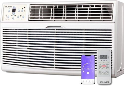 OLMO TTW 8,000 btu 115V Through-the-Wall Air Conditioner with Remote Control and built in Smart Kit, Cooling Only (R32 Refrigerant)