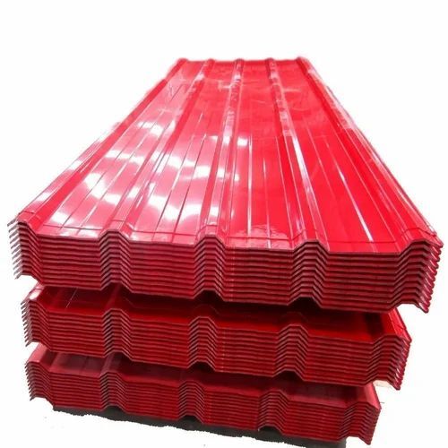10x3.5 Feet Red Roofing Sheet 