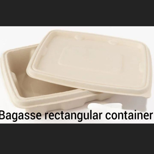Bagasse Rectangular Food Container
