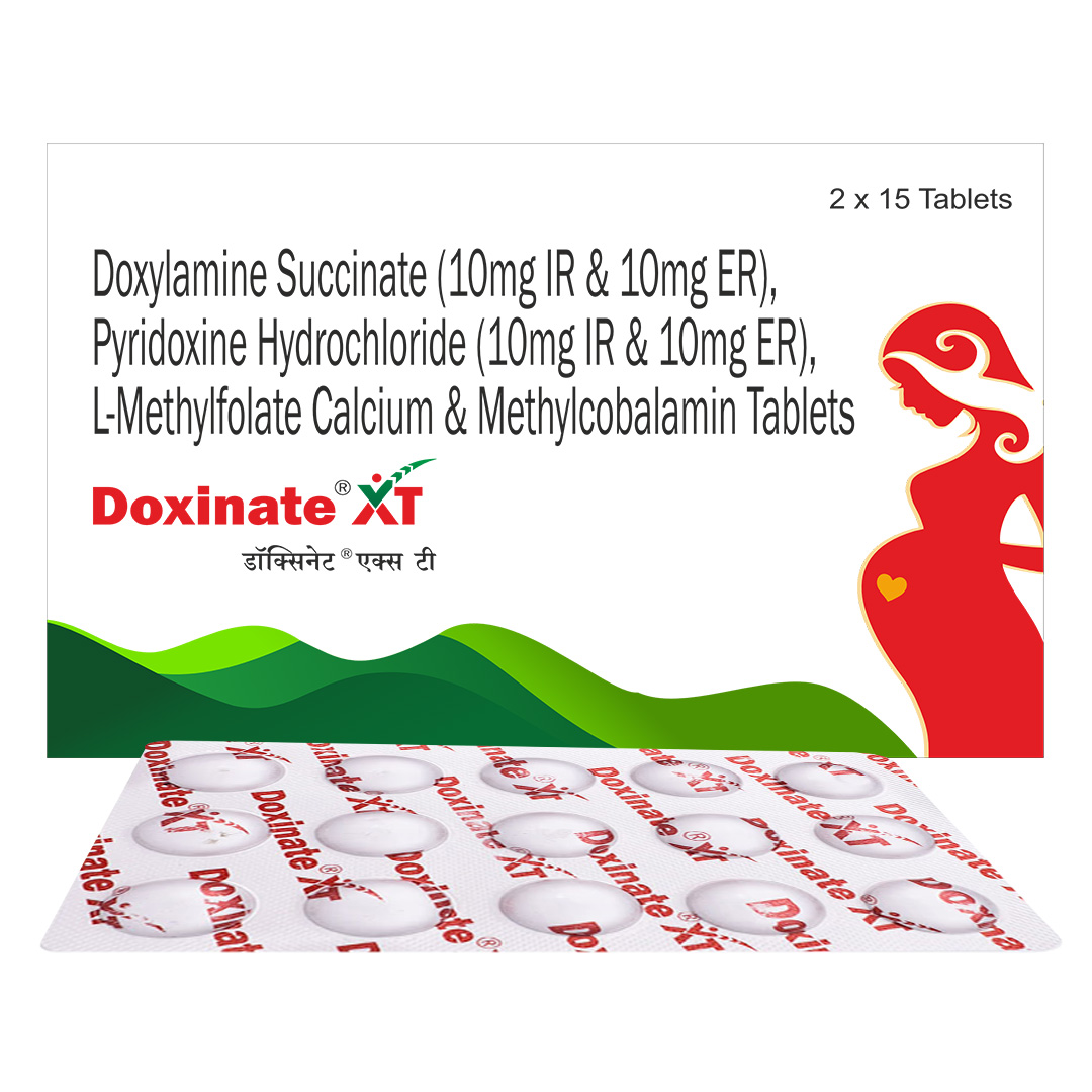 Doxylamine Succinate Tablets (10Mg Ir + 10Mg Er) (Doxinate Xt) - Brand Name: Doxinate | Private Label | Third Party Manufacturing
