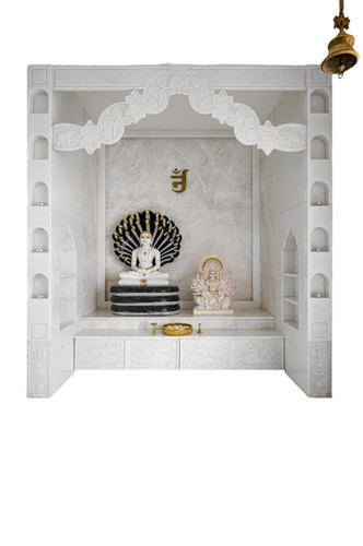 Indoor Makrana White Marble Temple - Feature: Eco-Friendly
