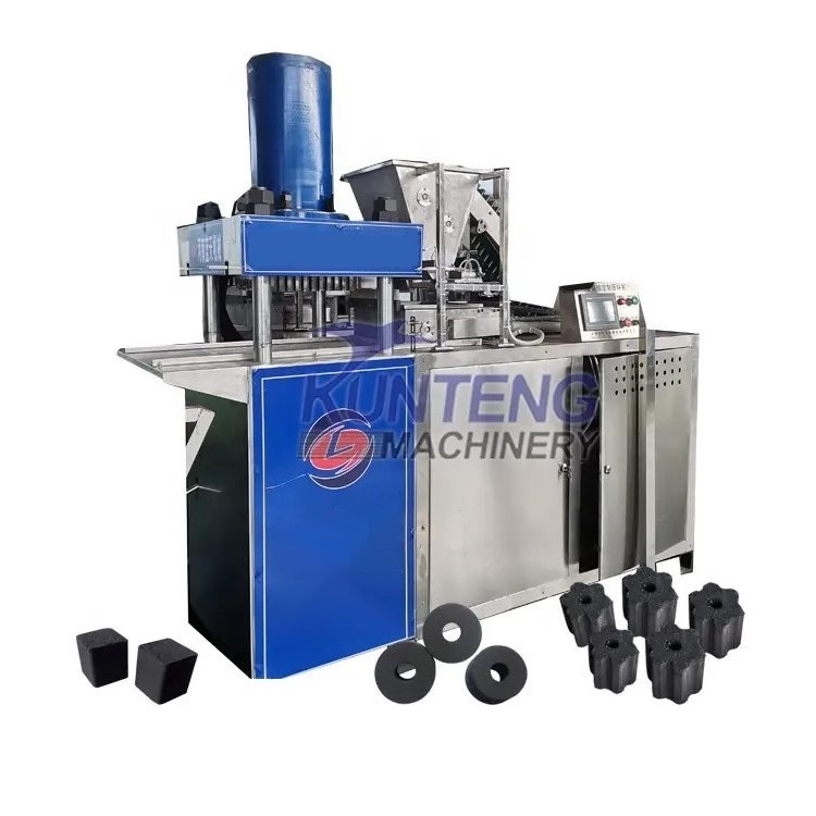 Industrial Charcoal Briquetting Machine - Briquette Size: Customized