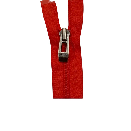 NO. 7 CFC MEE Tracksuit Zipper - Metal/Plastic Options, Standard Size, Polished Finish | Smooth Sliding, Open End, Unisex Garment Use