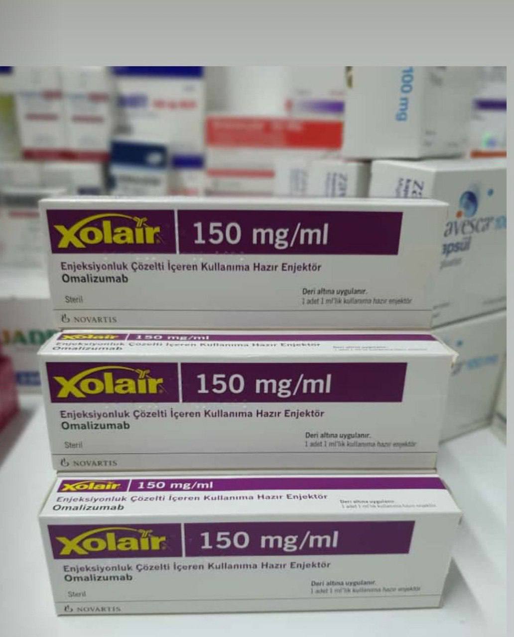 Oxlair 150Mg/Ml Used To Treat Allergic And Inflammatory Conditions - Brand Name: Xolair