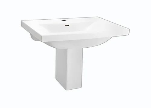 Rak-Mistral Half Pedestal Wash Basin