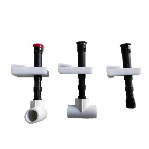 Solar Cleaning Plastic Clamp With Sprinkler