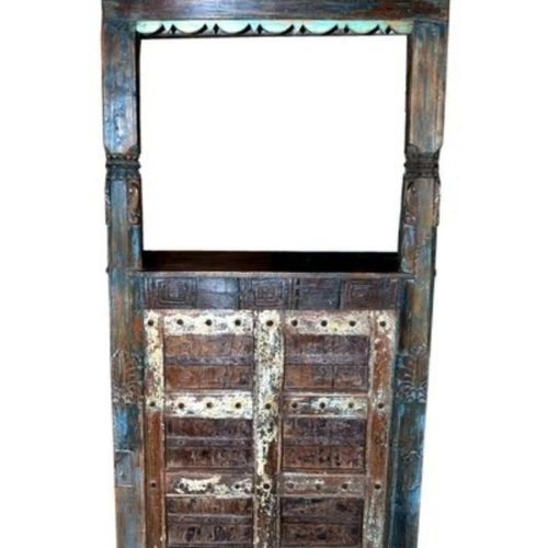 Wooden Big Door Bar Counter