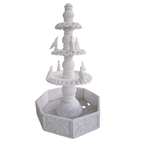 Hand Carved Marble Fountain
