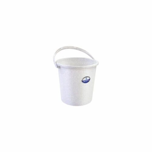 Joyo 20 L White Plastic Bathroom Bucket