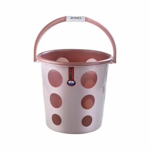 Joyo 25 L Brown Plastic Bathroom Bucket