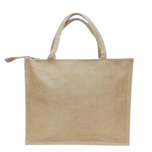Natural Plain Jute Shopping Bag