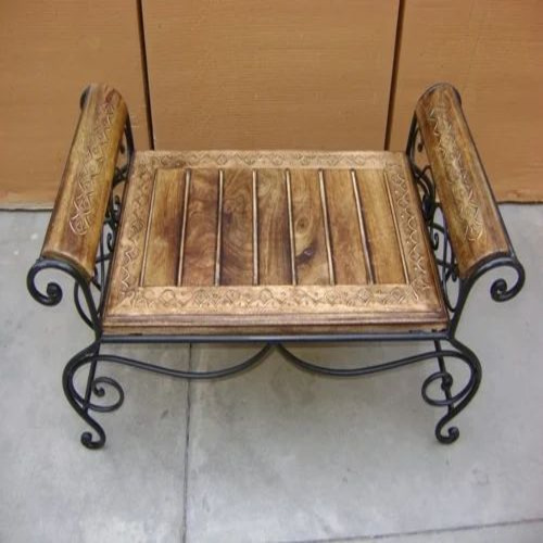One Seater Solid Wooden Chair