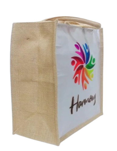Printed Jute Shopping Bag