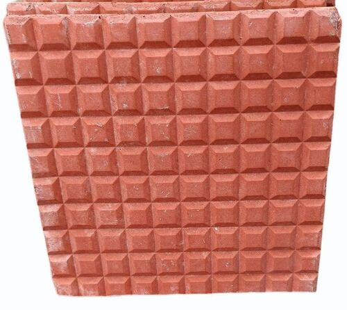 Red Cement Parking Ramp Tile