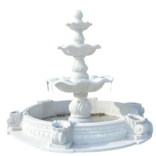 White Marble Fountain