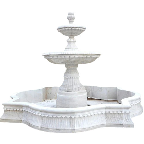 White Stone Marble Water Fountains