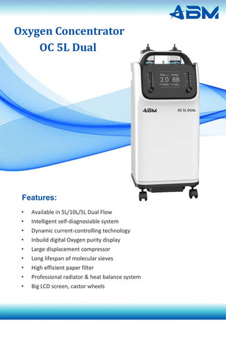 ABM Oxicon 5 Dual Oxygen Concentrator