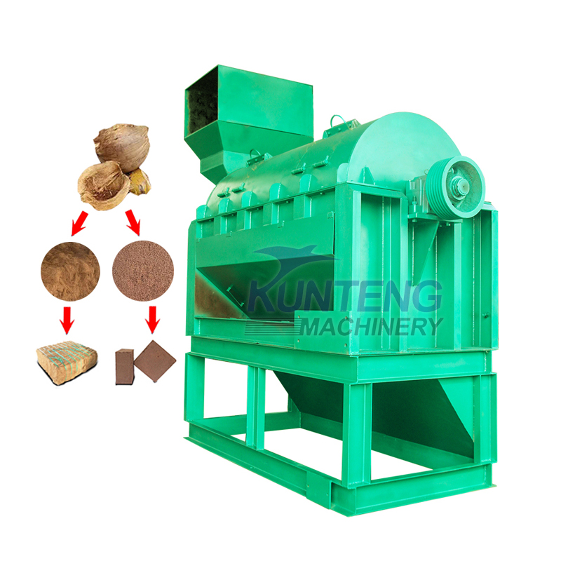 Large Scale Palm Fiber Sisal Fiber Coconut Shell Fiber Extraction Machine - Color: Customized