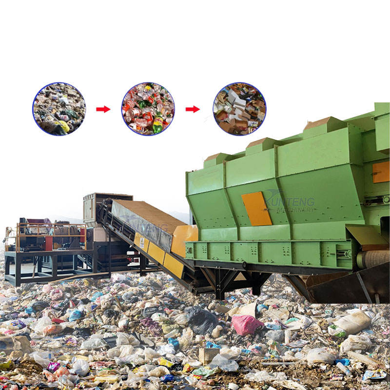 Mixed Plastic Waste Paper Waste Air Screening Machine - Capacity: 100 Ton/Day