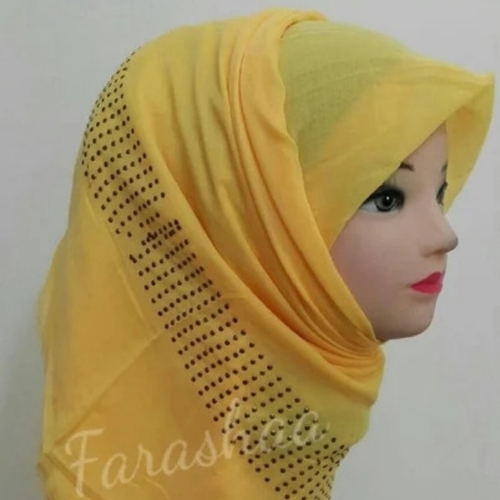 Metal Stone Hijab