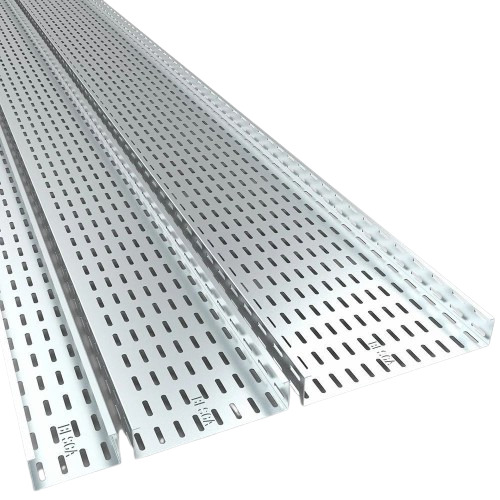 Silver Gi Perforated Cable Tray