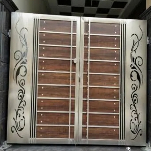 Steel And Wooden Gate