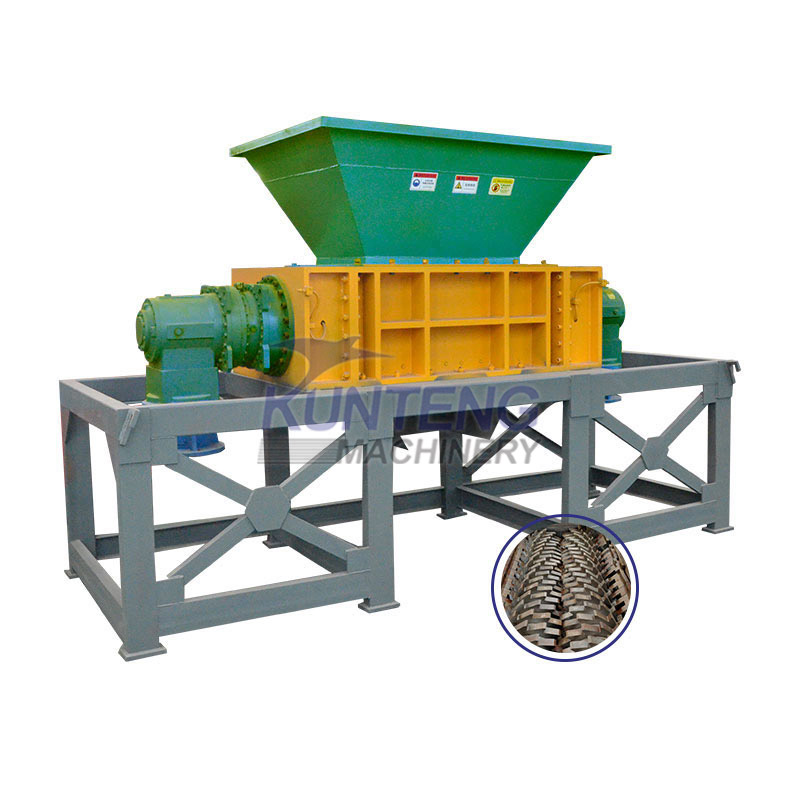 Industrial Automatic Iron Sheet Metal Waste Sofa Carpet Waste Shredder - Capacity: 50 Ton/Day
