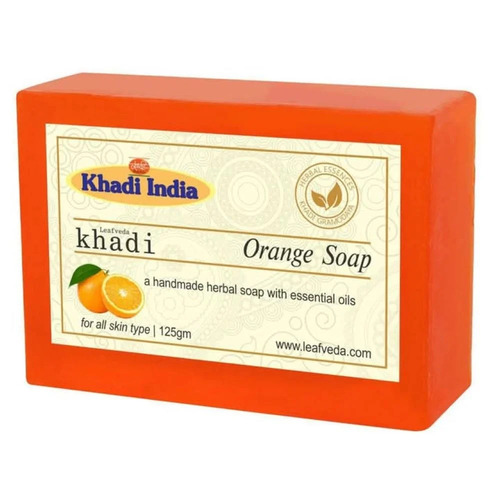 Khadi Orange Soap - Feature: Natural