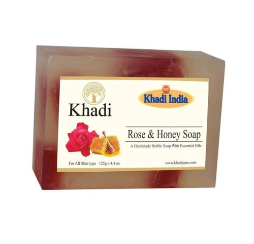 Khadi Rose Honey Soap - Feature: Herbal And Natural