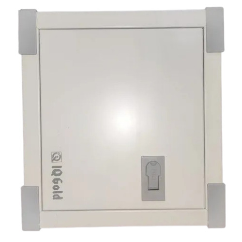Metal MCB Distribution Box - Galvanized Iron 8x8 Inch White | Durable Electrical Distribution Panel